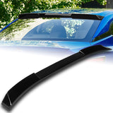 W-Power ABS VIP-Style Rear Widow Roof Visor Wing Spoiler For 2020- 2024 Nissan Sentra Sedan -Pearl Black