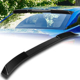 W-Power ABS VIP-Style Rear Widow Roof Visor Wing Spoiler For 2020- 2024 Nissan Sentra Sedan -Carbon Fiber Look