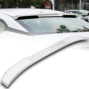 W-Power ABS VIP-Style Rear Widow Roof Visor Wing Spoiler For 2020- 2024 Nissan Sentra Sedan -Pearl White