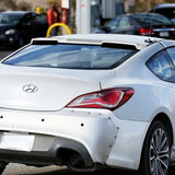 W-Power ABS VIP-Style Rear Widow Roof Visor Wing Spoiler For 2010- 2016 Hyundai Genesis Coupe -Pearl White