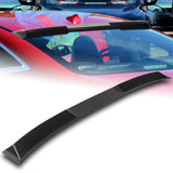 W-Power ABS VIP-Style Rear Widow Roof Visor Wing Spoiler For 2017- 2022 Infiniti Q60 Coupe -Unpainted Matte Black