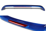 Rear Trunk Lip Spoiler Wing For 1996-2000 Honda Civic Coupe 2-Door With LED Brake Light -ABS Painted Blue