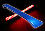 Rear Trunk Lip Spoiler Wing For 1996-2000 Honda Civic Coupe 2-Door With LED Brake Light -ABS Painted Blue