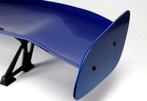 Type-2 GT-Style Adjustable Bracket Rear Trunk Lip Universal Spoiler Wing 57" -ABS Painted Blue