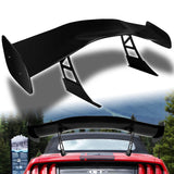 GT1-Style Down Force Racing Rear Trunk Lip Universal Spoiler Wing 57" -ABS Unpainted Matte Black