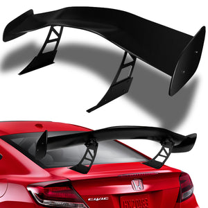 GT1-Style Down Force Racing Rear Trunk Lip Universal Spoiler Wing 57" -ABS Unpainted Matte Black