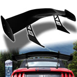 GT1-Style Down Force Racing Rear Trunk Lip Universal Spoiler Wing 57" -ABS Painted Black