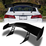 GT1-Style Down Force Racing Rear Trunk Lip Universal Spoiler Wing 57" -ABS Painted Black