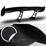 GT2-Style Down Force Racing Rear Trunk Lip Universal Spoiler Wing 57" -ABS Unpainted Matte Black