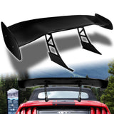 GT2-Style Down Force Racing Rear Trunk Lip Universal Spoiler Wing 57" -ABS Unpainted Matte Black