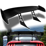 GT2-Style Down Force Racing Rear Trunk Lip Universal Spoiler Wing 57" -ABS Painted Black