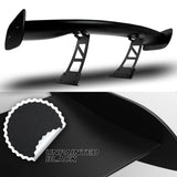 GT3-Style Down Force Racing Rear Trunk Lip Universal Spoiler Wing 57" -ABS Unpainted Matte Black