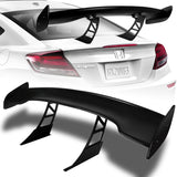 GT3-Style Down Force Racing Rear Trunk Lip Universal Spoiler Wing 57" -ABS Unpainted Matte Black