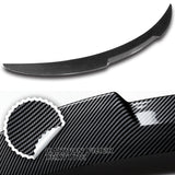 W-Power ABS V-Style Rear Trunk Lip Spoiler Wing For 2011-2016 BMW 5-Series/M5 F10 F18  -Carbon Fiber Look