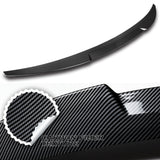 W-Power ABS V-Style Rear Trunk Lip Spoiler Wing For 2014-2022 Infiniti Q50 Sedan -Carbon Fiber Look