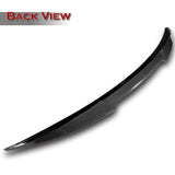 W-Power ABS V-Style Rear Trunk Lip Spoiler Wing For 2014-2022 Infiniti Q50 Sedan -Carbon Fiber Look