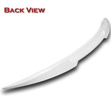 W-Power ABS V-Style Rear Trunk Lip Spoiler Wing For 2014-2022 Infiniti Q50 Sedan -Pearl White