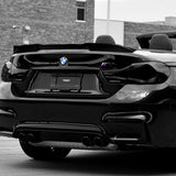 W-Power ABS PSM-Style Rear Trunk Lip Spoiler Wing For 2014-2020 BMW F33 F83 Convertible -Pearl Black