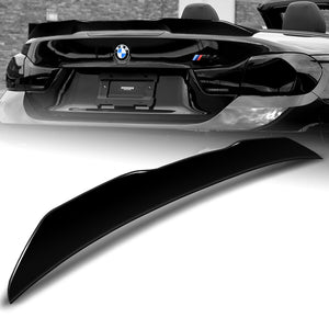 W-Power ABS PSM-Style Rear Trunk Lip Spoiler Wing For 2014-2020 BMW F33 F83 Convertible -Pearl Black