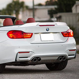 W-Power ABS PSM-Style Rear Trunk Lip Spoiler Wing For 2014-2020 BMW F33 F83 Convertible -Pearl White