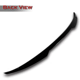 W-Power ABS V-Style Rear Trunk Lip Spoiler Wing For 2011-2016 Hyundai Elantra Sedan 4DR -Pearl Black