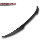 W-Power ABS V-Style Rear Trunk Lip Spoiler Wing For 2011-2016 Hyundai Elantra Sedan 4DR -Unpainted Matte Black