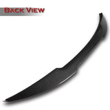 W-Power ABS V-Style Rear Trunk Lip Spoiler Wing For 2015-2020 BMW M4 F82 Coupe -Carbon Fiber Look