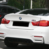 W-Power ABS V-Style Rear Trunk Lip Spoiler Wing For 2015-2020 BMW M4 F82 Coupe -Pearl White