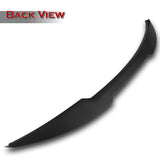 W-Power ABS V-Style Rear Trunk Lip Spoiler Wing For 2015-2020 BMW M4 F82 Coupe -Unpainted Matte Black