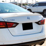 W-Power ABS V-Style Rear Trunk Lip Spoiler Wing For 2019-2024 Nissan Altima -Pearl White