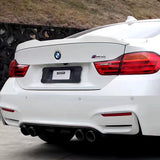 W-Power ABS V-Style Rear Trunk Lip Spoiler Wing For 2014-2020 BMW 4-Series F32 Coupe -Pearl White