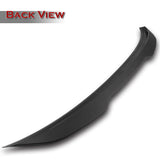 W-Power ABS V-Style Rear Trunk Lip Spoiler Wing For 2014-2020 BMW 4-Series F32 Coupe -Unpainted Matte Black