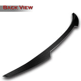 W-Power ABS V-Style Rear Trunk Lip Spoiler Wing For 2019-2023 Mazda 3 Sedan 4DR -Carbon Fiber Look