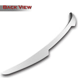 W-Power ABS V-Style Rear Trunk Lip Spoiler Wing For 2019-2023 Mazda 3 Sedan 4DR -Pearl White