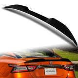 W-Power ABS V-Style Rear Trunk Lip Duckbill Spoiler Wing For 2016-2023 Nissan Maxima -Pearl Black