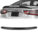 W-Power ABS V-Style Rear Trunk Lip Duckbill Spoiler Wing For 2016-2023 Nissan Maxima -Carbon Fiber Look