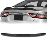 W-Power ABS V-Style Rear Trunk Lip Duckbill Spoiler Wing For 2016-2023 Nissan Maxima -Unpainted Matte Black