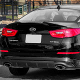 W-Power ABS V-Style Rear Trunk Lip Spoiler Wing For 2014-2015 Kia Optima K5 -Pearl Black