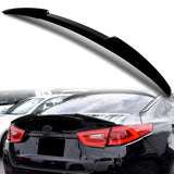 W-Power ABS V-Style Rear Trunk Lip Spoiler Wing For 2014-2015 Kia Optima K5 -Pearl Black