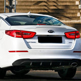 W-Power ABS V-Style Rear Trunk Lip Spoiler Wing For 2014-2015 Kia Optima K5 -Pearl White