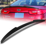 W-Power ABS V-Style Rear Trunk Lip Spoiler Wing For 2014-2015 Kia Optima K5 -Unpainted Matte Black