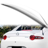 W-Power ABS STP-Style Rear Trunk Lip Duckbill Spoiler Wing For 2016-2024 Mazda Miata MX-5 -Pearl White