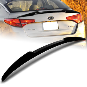 W-Power ABS V-Style Rear Trunk Lip Spoiler Wing For 2011-2013 Kia Optima -Pearl Black