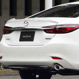 W-Power ABS V-Style Rear Trunk Lip Spoiler Wing For 2018-2021 Mazda 6 Mazda6 -Pearl White