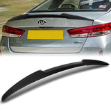 W-Power ABS V-Style Rear Trunk Lip Spoiler Wing For 2016-2020 Kia Optima -Carbon Fiber Look