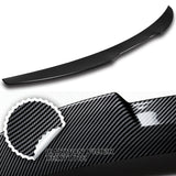 W-Power ABS V-Style Rear Trunk Lip Spoiler Wing For 2016-2024 Chevrolet Malibu -Carbon Fiber Look