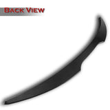 W-Power ABS V-Style Rear Trunk Lip Spoiler Wing For 2016-2024 Chevrolet Malibu -Carbon Fiber Look