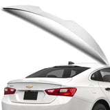 W-Power ABS V-Style Rear Trunk Lip Spoiler Wing For 2016-2024 Chevrolet Malibu -Pearl White