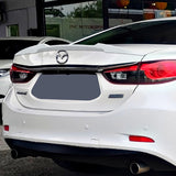 W-Power ABS V-Style Rear Trunk Lip Spoiler Wing For 2014-2017 Mazda 6 Mazda6 -Pearl White