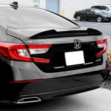 W-Power ABS V-Style Rear Trunk Lip Spoiler Wing For 2018-2022 Honda Accord Sedan 4DR -Pearl Black